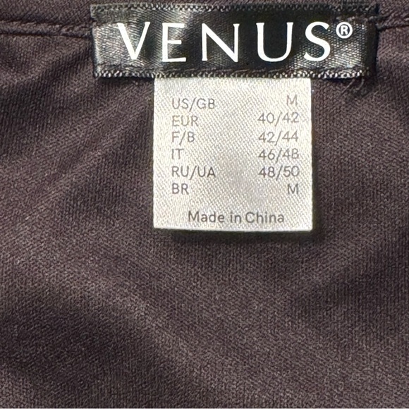 🖤 VENUS Black Floral Embroidered Mesh Sleeve Blouse – Size M - Picture 8 of 11